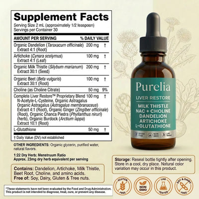 Purelia - Complete Liver Support To Restore Energy And Vitality